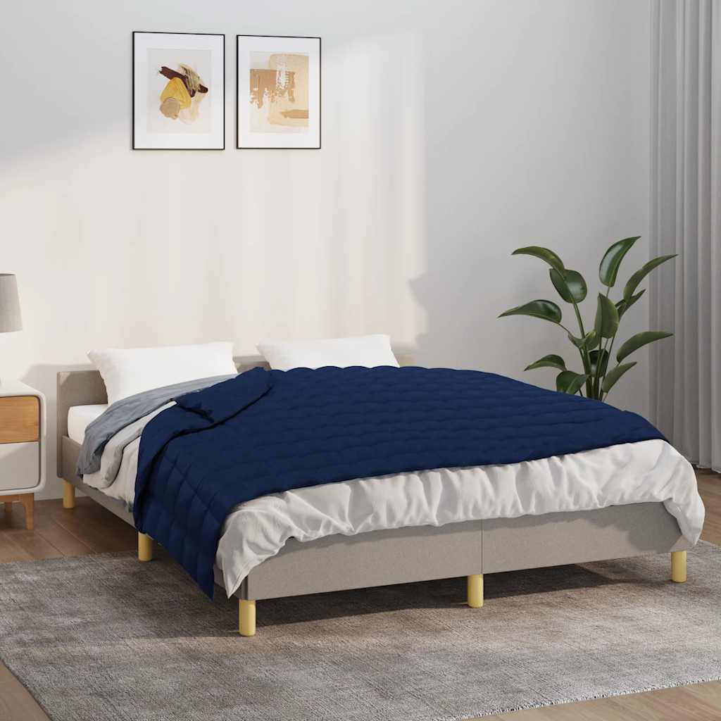 Coperta Ponderata Blu 150x200 cm 11 kg Tessuto | homemem39