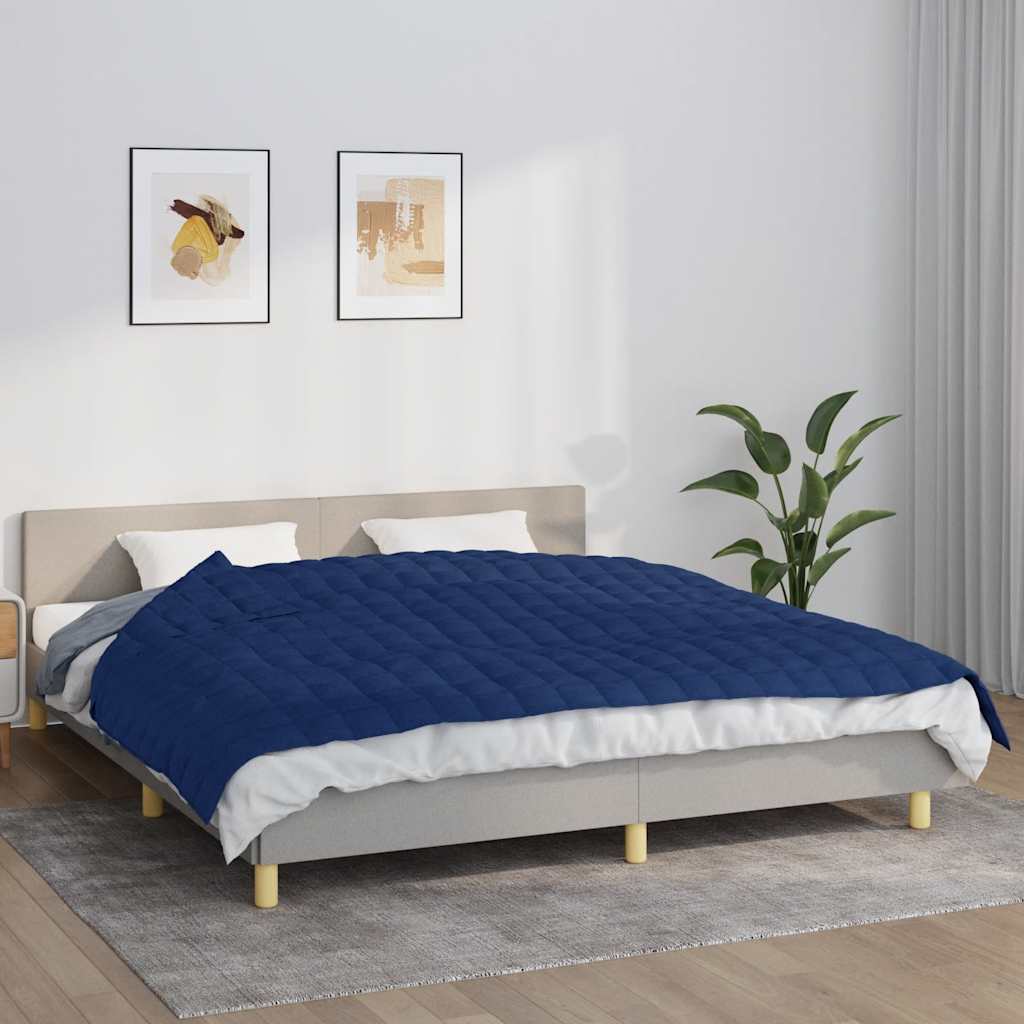 Coperta Ponderata Blu 155x220 cm 7 kg Tessuto | homemem39