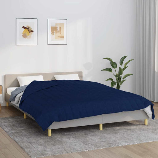 Coperta Ponderata Blu 200x200 cm 13 kg Tessuto | homemem39