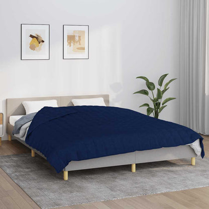 Coperta Ponderata Blu 220x235 cm 11 kg Tessuto | homemem39