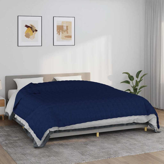 Coperta Ponderata Blu 220x260 cm 15 kg Tessuto | homemem39