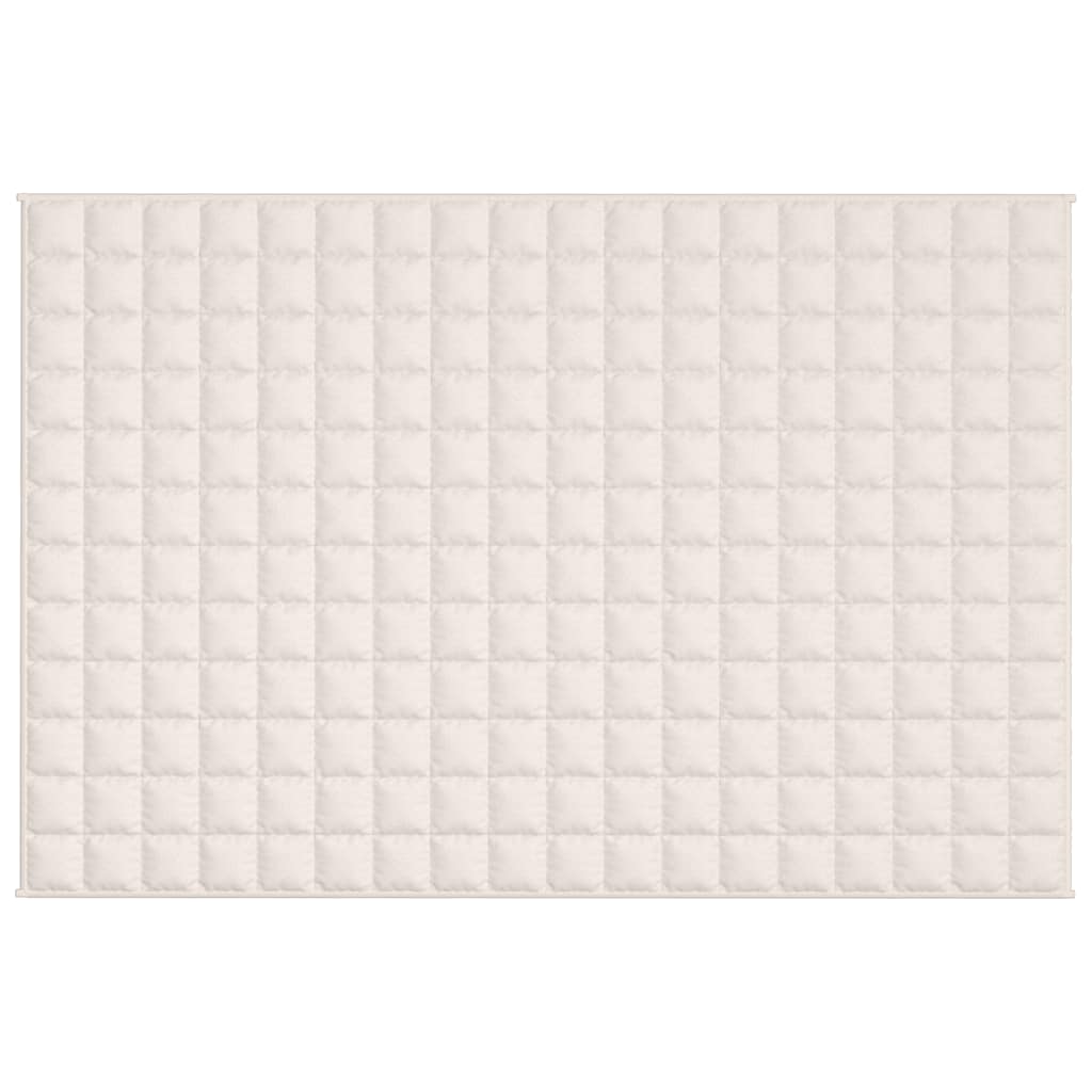 Coperta Ponderata Crema Chiaro 120x180 cm 5 kg Tessuto | homemem39