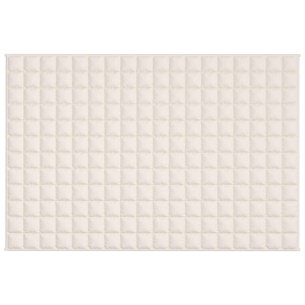 Coperta Ponderata Crema Chiaro 120x180 cm 9 kg Tessuto | homemem39