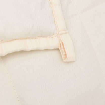 Coperta Ponderata Crema Chiaro 120x180 cm 9 kg Tessuto | homemem39