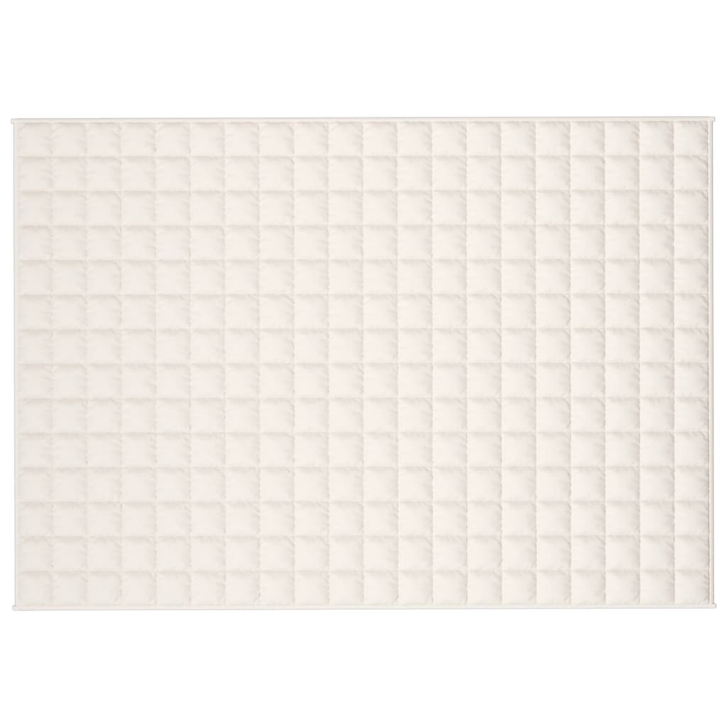 Coperta Ponderata Crema Chiaro 138x200 cm 6 kg Tessuto | homemem39