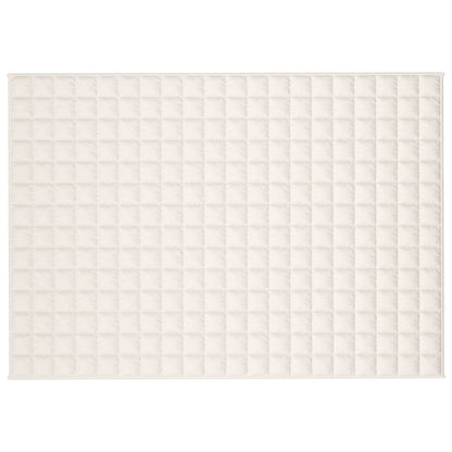 Coperta Ponderata Crema Chiaro 138x200 cm 10 kg Tessuto | homemem39