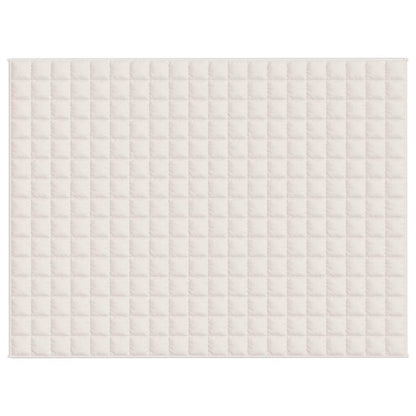 Coperta Ponderata Crema Chiaro 150x200 cm 7 kg Tessuto