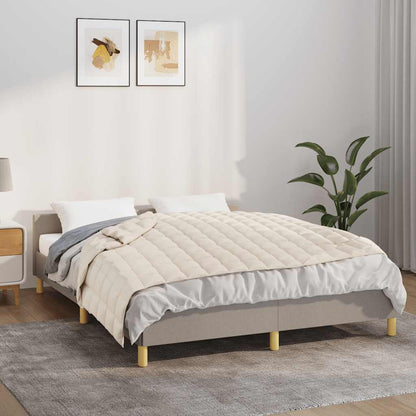 Coperta Ponderata Crema Chiaro 150x200 cm 11 kg Tessuto | homemem39