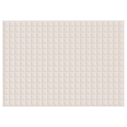 Coperta Ponderata Crema Chiaro 155x220 cm 7 kg Tessuto | homemem39