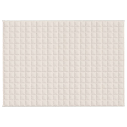 Coperta Ponderata Crema Chiaro 155x220 cm 7 kg Tessuto