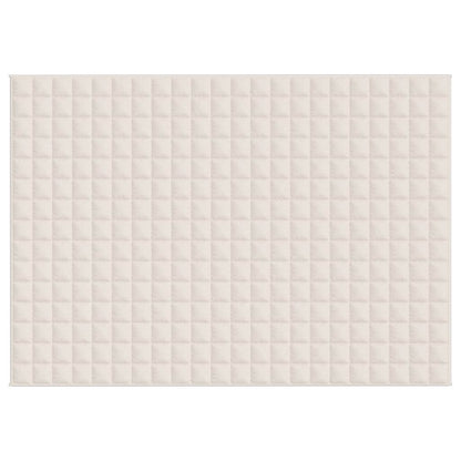 Coperta Ponderata Crema Chiaro 155x220 cm 11 kg Tessuto