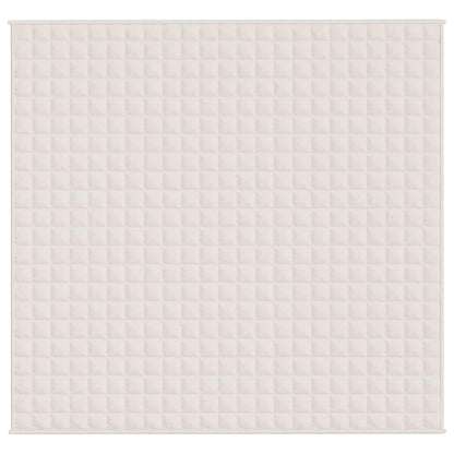 Coperta Ponderata Crema Chiaro 220x235 cm 15 kg Tessuto | homemem39
