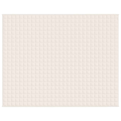 Coperta Ponderata Crema Chiaro 235x290 cm 11 kg Tessuto
