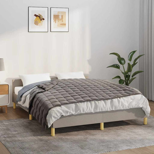Coperta Ponderata Grigia 138x200 cm 6 kg Tessuto | homemem39