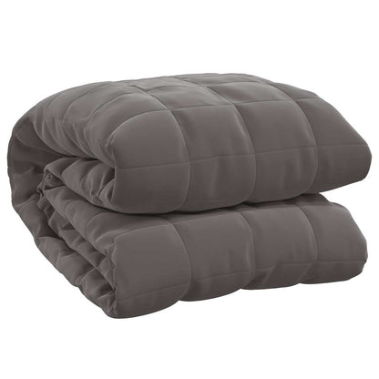 Coperta Ponderata Grigia 138x200 cm 10 kg Tessuto | homemem39