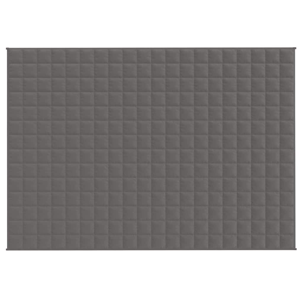 Coperta Ponderata Grigia 138x200 cm 10 kg Tessuto | homemem39