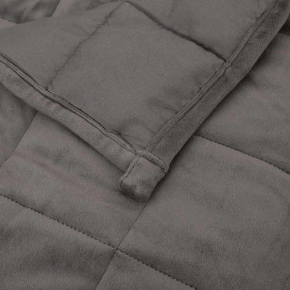 Coperta Ponderata Grigia 138x200 cm 10 kg Tessuto | homemem39