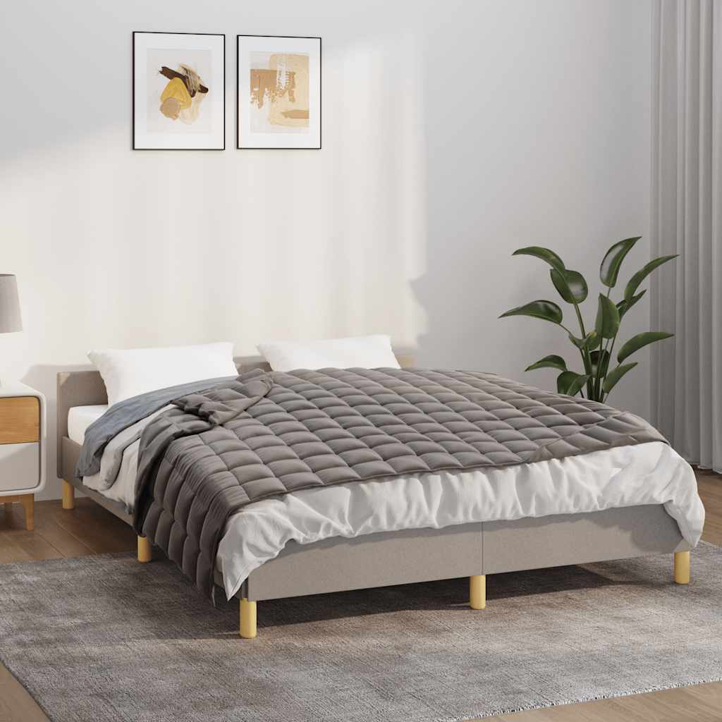 Coperta Ponderata Grigia 138x200 cm 10 kg Tessuto | homemem39