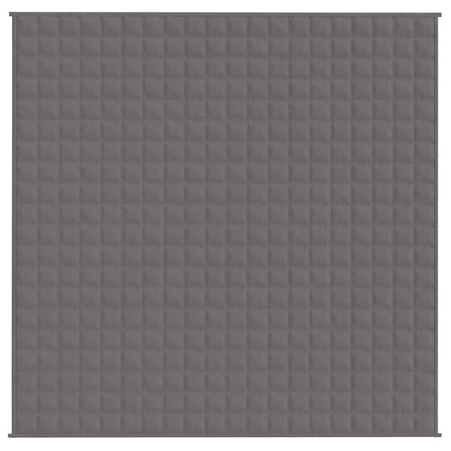 Coperta Ponderata Grigia 200x200 cm 9 kg Tessuto