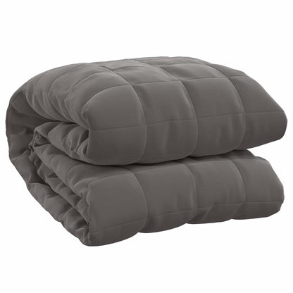 Coperta Ponderata Grigia 200x200 cm 13 kg Tessuto | homemem39
