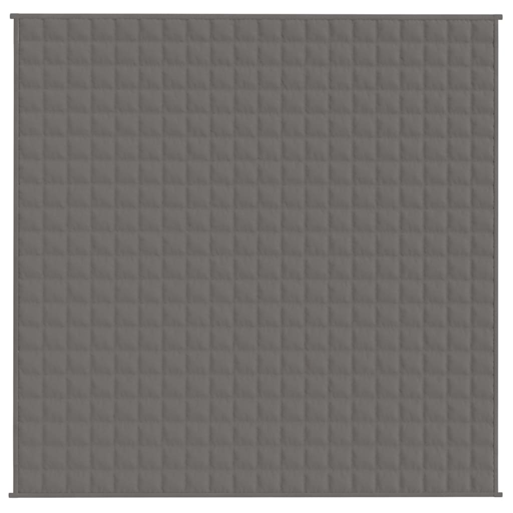 Coperta Ponderata Grigia 200x200 cm 13 kg Tessuto | homemem39