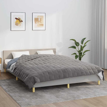 Coperta Ponderata Grigia 200x200 cm 13 kg Tessuto | homemem39