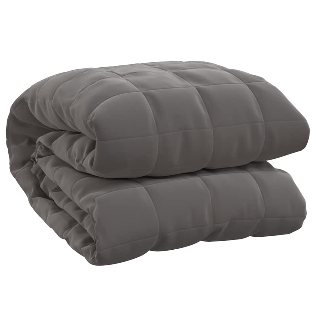Coperta Ponderata Grigia 200x225 cm 9 kg Tessuto | homemem39