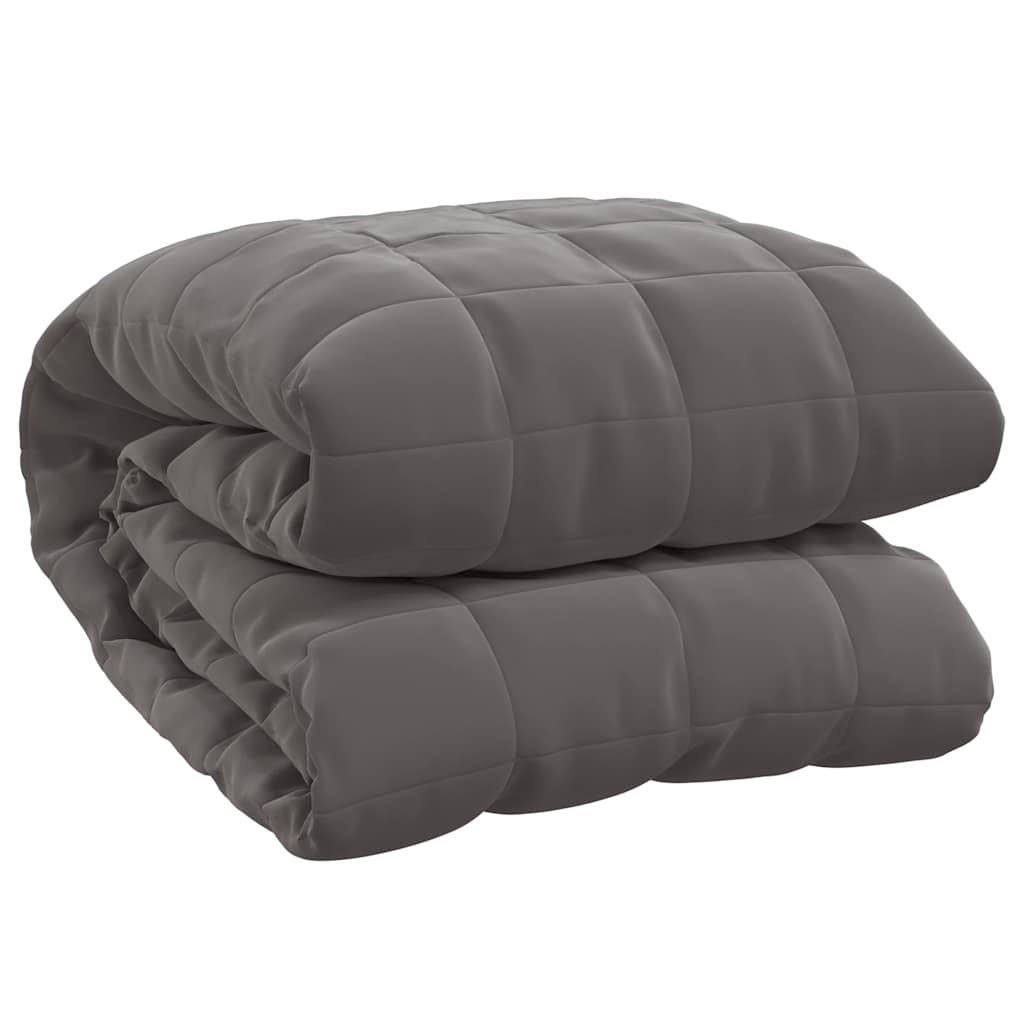 Coperta Ponderata Grigia 200x225 cm 13 kg Tessuto | homemem39