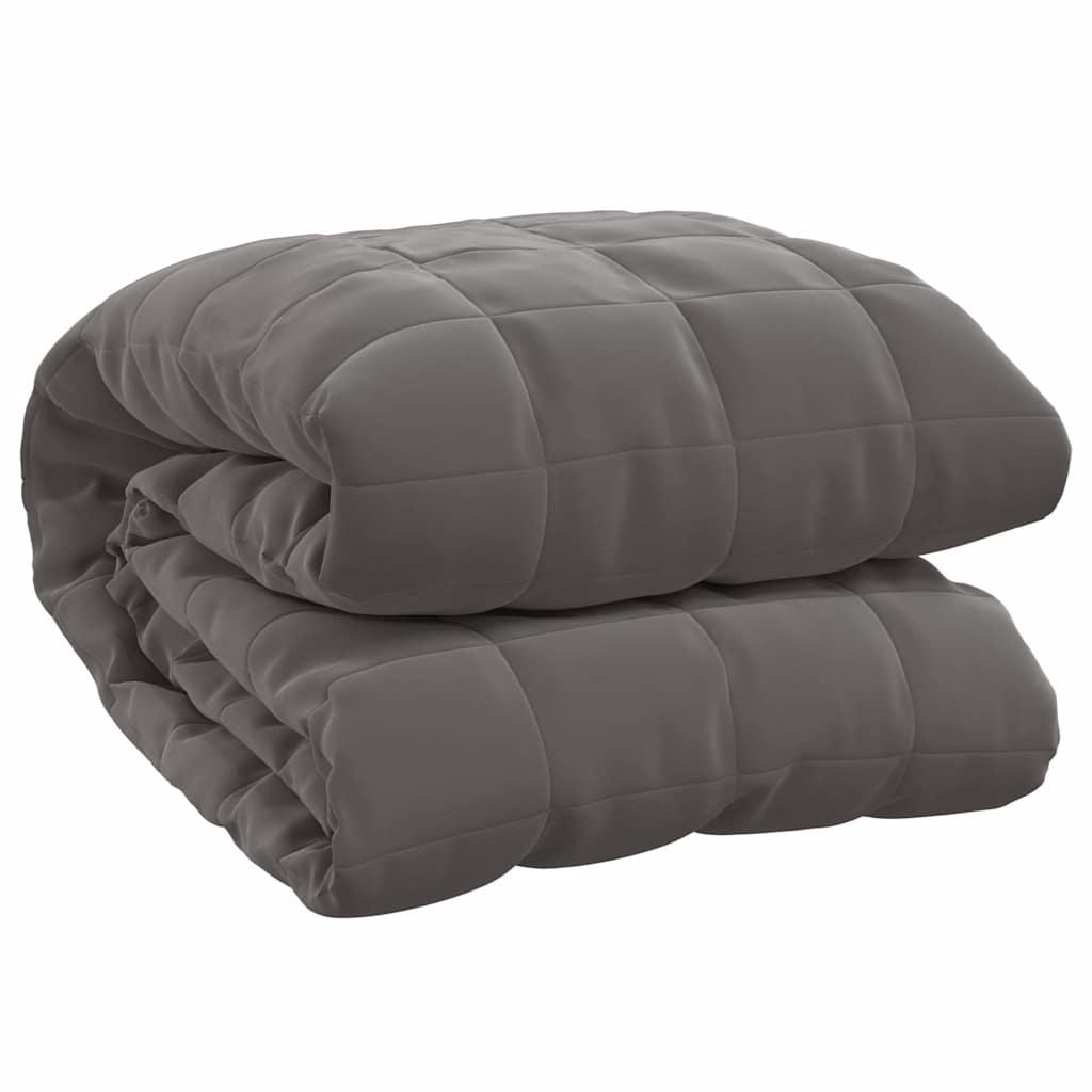 Coperta Ponderata Grigia 220x235 cm 11 kg Tessuto | homemem39