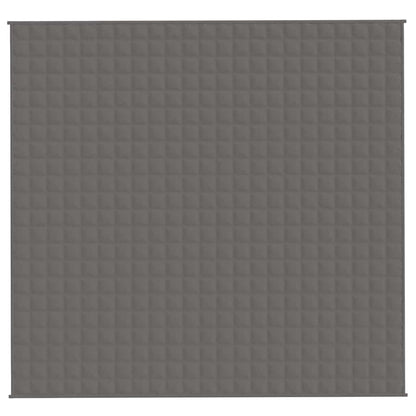 Coperta Ponderata Grigia 220x235 cm 15 kg Tessuto