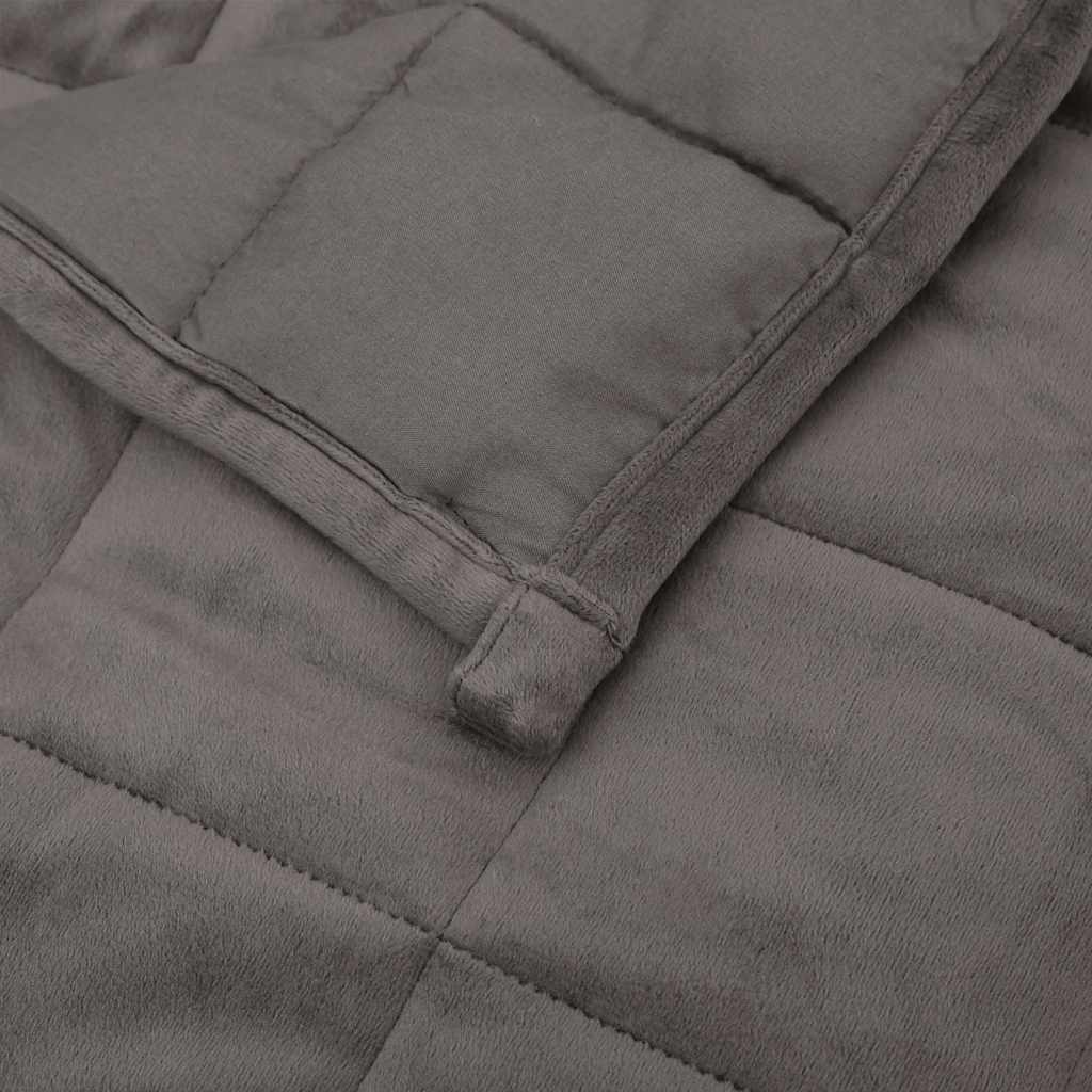 Coperta Ponderata Grigia 220x260 cm 15 kg Tessuto | homemem39