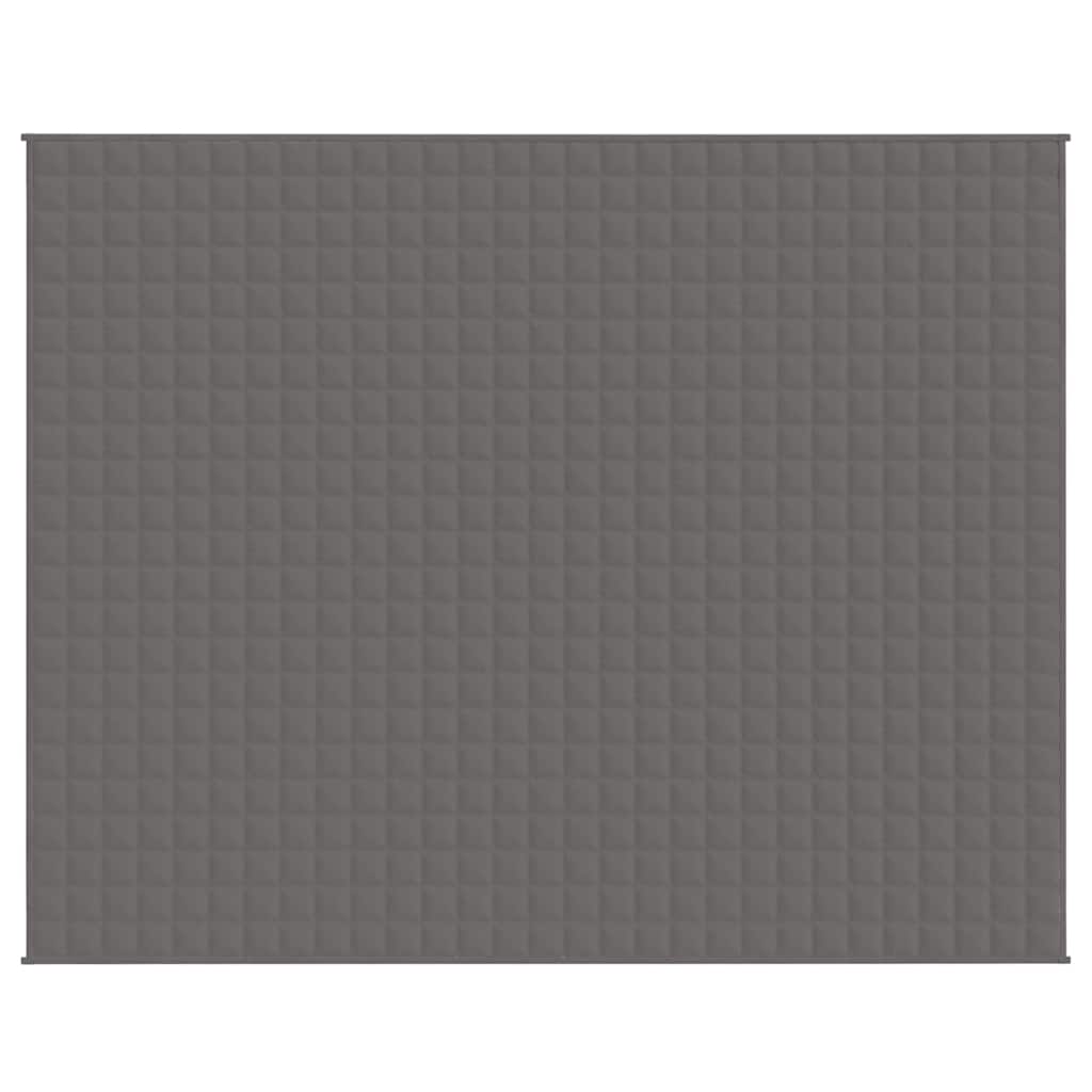 Coperta Ponderata Grigia 235x290 cm 11 kg Tessuto | homemem39