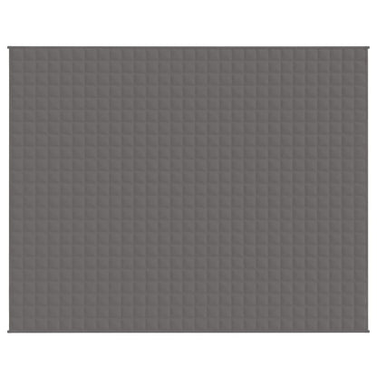 Coperta Ponderata Grigia 235x290 cm 11 kg Tessuto