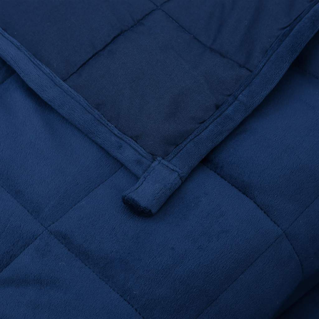 Coperta Ponderata Blu 138x200 cm 10 kg Tessuto