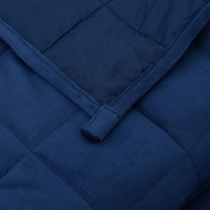 Coperta Ponderata Blu 138x200 cm 10 kg Tessuto