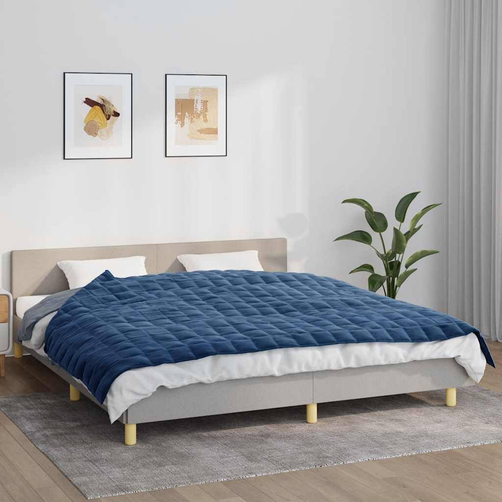 Coperta Ponderata Blu 155x220 cm 11 kg Tessuto | homemem39