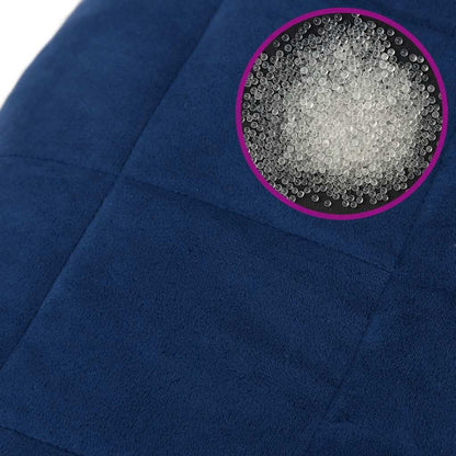 Coperta Ponderata Blu 220x260 cm 15 kg Tessuto | homemem39