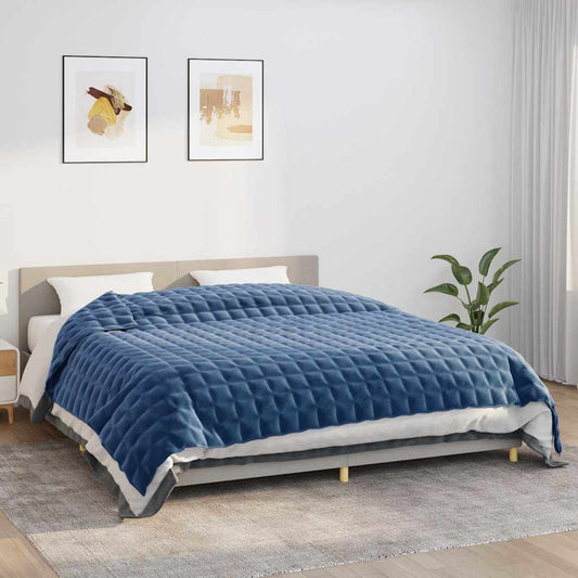 Coperta Ponderata Blu 235x290 cm 15 kg Tessuto | homemem39