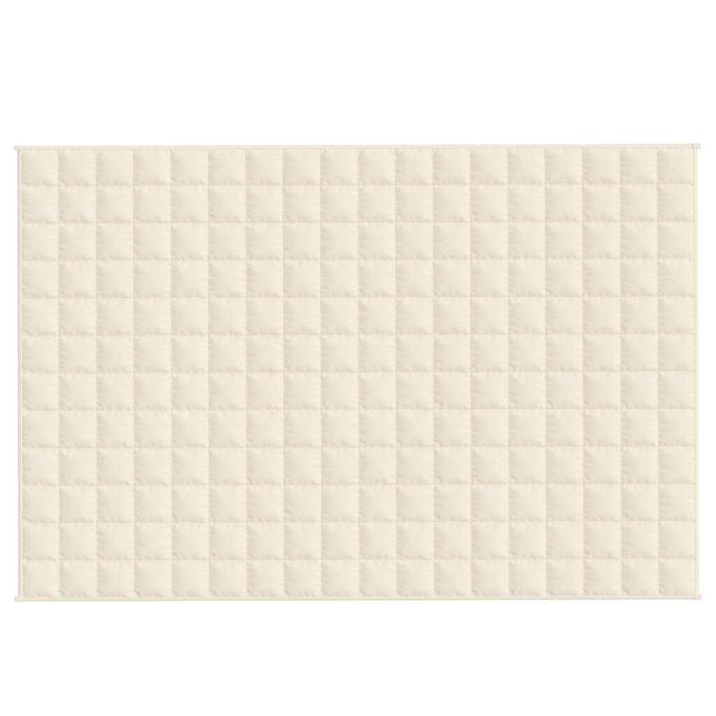 Coperta Ponderata Crema Chiaro 120x180 cm 9 kg Tessuto | homemem39