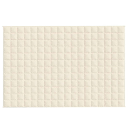 Coperta Ponderata Crema Chiaro 120x180 cm 9 kg Tessuto