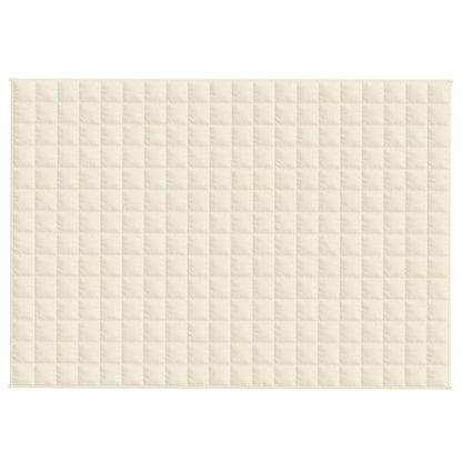 Coperta Ponderata Crema Chiaro 138x200 cm 10 kg Tessuto