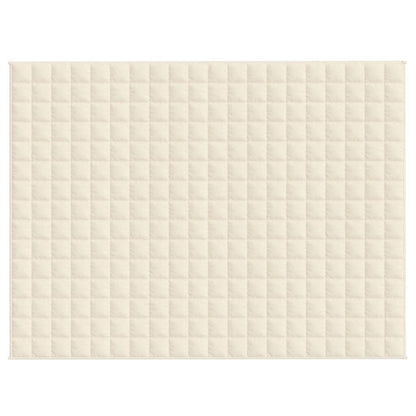 Coperta Ponderata Crema Chiaro 150x200 cm 11 kg Tessuto | homemem39