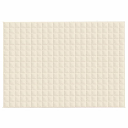 Coperta Ponderata Crema Chiaro 155x220 cm 11 kg Tessuto