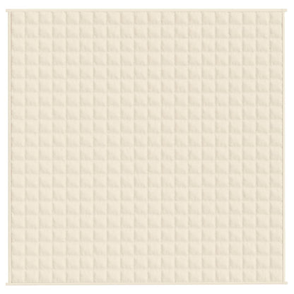 Coperta Ponderata Crema Chiaro 200x200 cm 13 kg Tessuto | homemem39