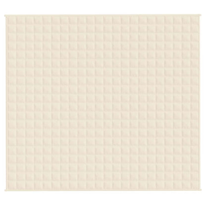 Coperta Ponderata Crema Chiaro 200x225 cm 9 kg Tessuto