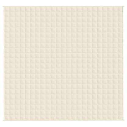 Coperta Ponderata Crema Chiaro 220x235 cm 11 kg Tessuto