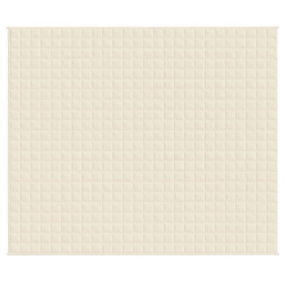 Coperta Ponderata Crema Chiaro 220x260 cm 11 kg Tessuto