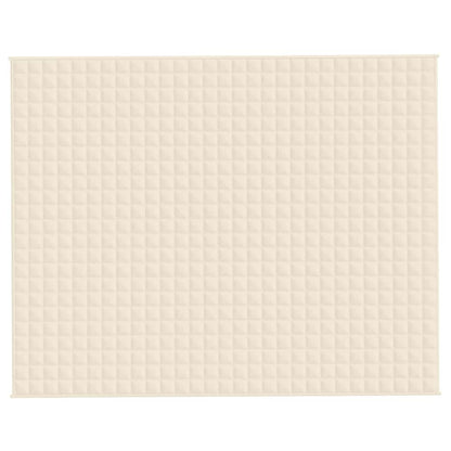 Coperta Ponderata Crema Chiaro 235x290 cm 11 kg Tessuto
