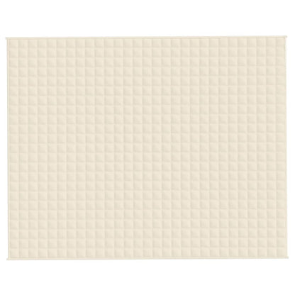 Coperta Ponderata Crema Chiaro 235x290 cm 11 kg Tessuto