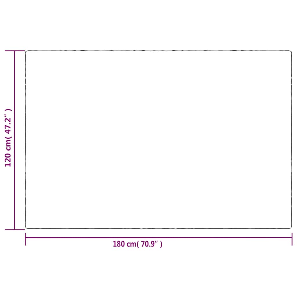 Coperta Ponderata con Copertura Grigia 120x180 cm 9 kg Tessuto